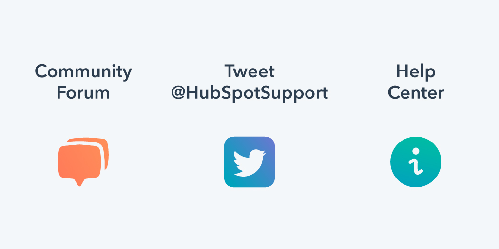 HubSpot Support (@hubspotsupport) on Twitter photo In need of a helping hand? Tweet your questions to our support handle <a href="/HubSpotSupport/">HubSpot Support</a> or check out some solutions in our Help Center Right pointing backhand index bit.ly/HSHelpSupport In need of a helping hand? Tweet your questions to our support handle <a href="/HubSpotSupport/">HubSpot Support</a> or check out some solutions in our Help Center Right pointing backhand index bit.ly/HSHelpSupport