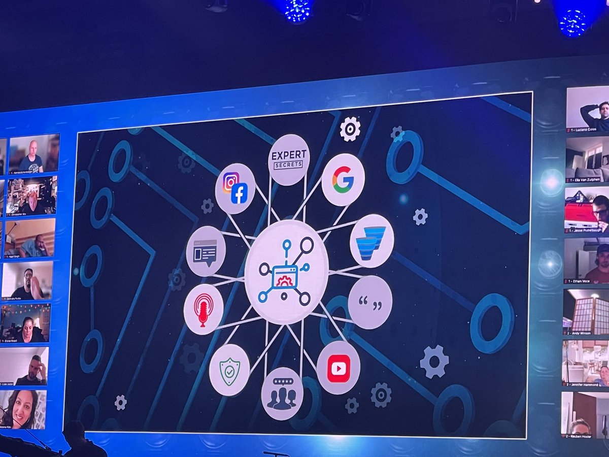 PamMktgNut's tweet image. Mike Schmidt &amp;amp; AJ Rivera rockin #FHL2021 stage talkin Funnel hubs!  

#funnelhackinglive #funnelhackers #entrepreneur