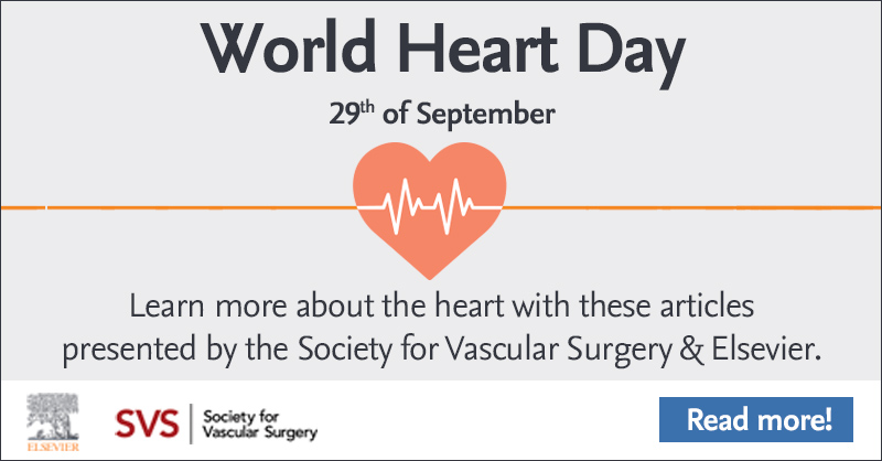 To bring awareness about #WorldHeartDay @JVascSurg & @VascularSVS have compiled an #articlecollection specifically focused on the heart ❤️ 

Don't miss a beat & make sure to check this collection out: jvascsurg.org/world_heart_da…

 #VascSurg #CardioTwitter