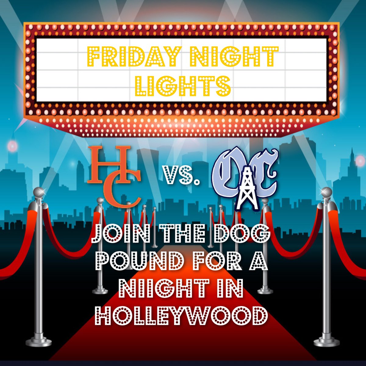 dog_hc's tweet photo. Can’t wait to see everyone this Friday’s away game in Oil City!! https://t.co/UL5VxqIlyB