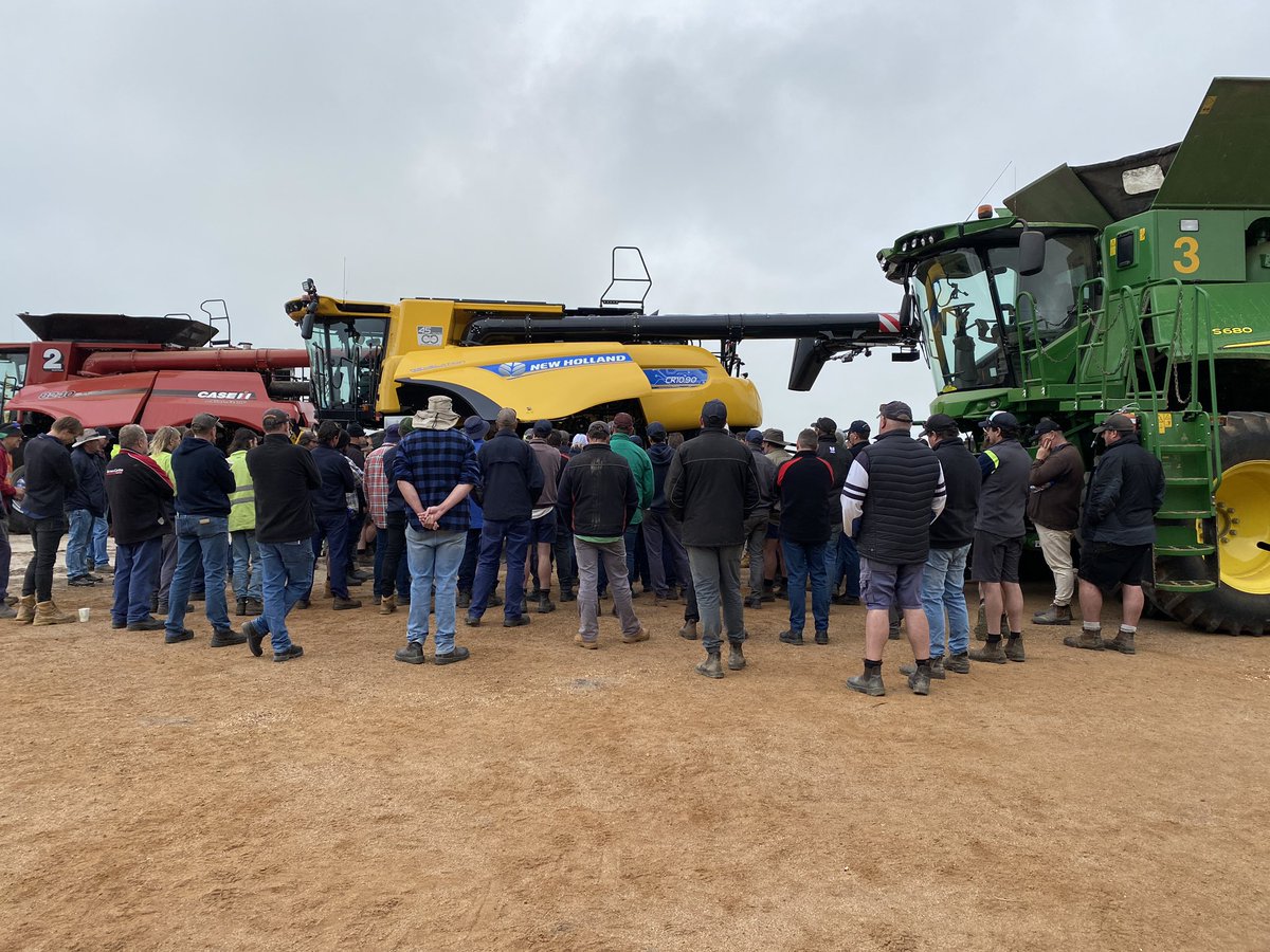 That’s a wrap! Final @GRDC Harvester Set-Up forum concluded at Ongerup. Thank you to Wes and Tina Harding for hosting the day. Huge effort to the Ongerup Play Group for catering! &amp; to <a href="/PrimarySales/">Primary Sales Aust.</a> <a href="/harvestloss/">harvestloss</a> <a href="/PlanfarmWA/">Planfarm</a> <a href="/seed_terminator/">Seed Terminator</a> <a href="/1800weevil/">Ben White</a> for sharing your knowledge!