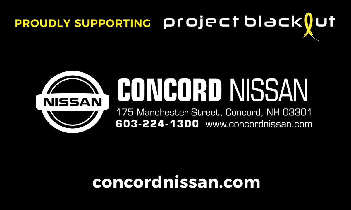 Thank you Concord Nissan for sponsoring Project Blackout 2 years! We appreciate your dedication to Turning Out The Lights on pediatric cancer! Concord Nissan providing unmatched expertise and an array of amenities to make your experience enjoyable. #WeLoveOurSponsors #TOTL