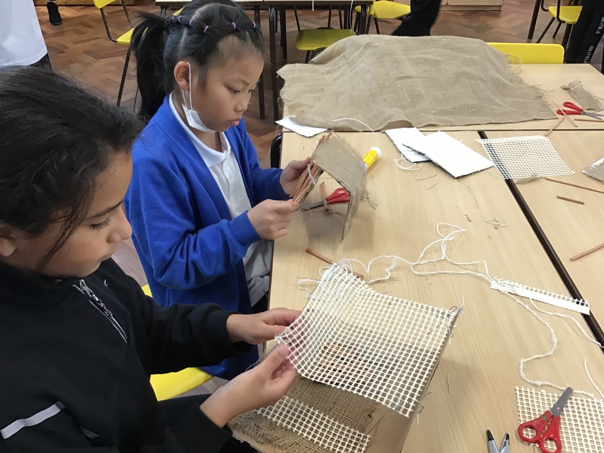 A sneak peak at the start of our Anglo-Saxon sculptures… keep your eyes peeled for the finished designs. #StJohnsCurriculum #learn