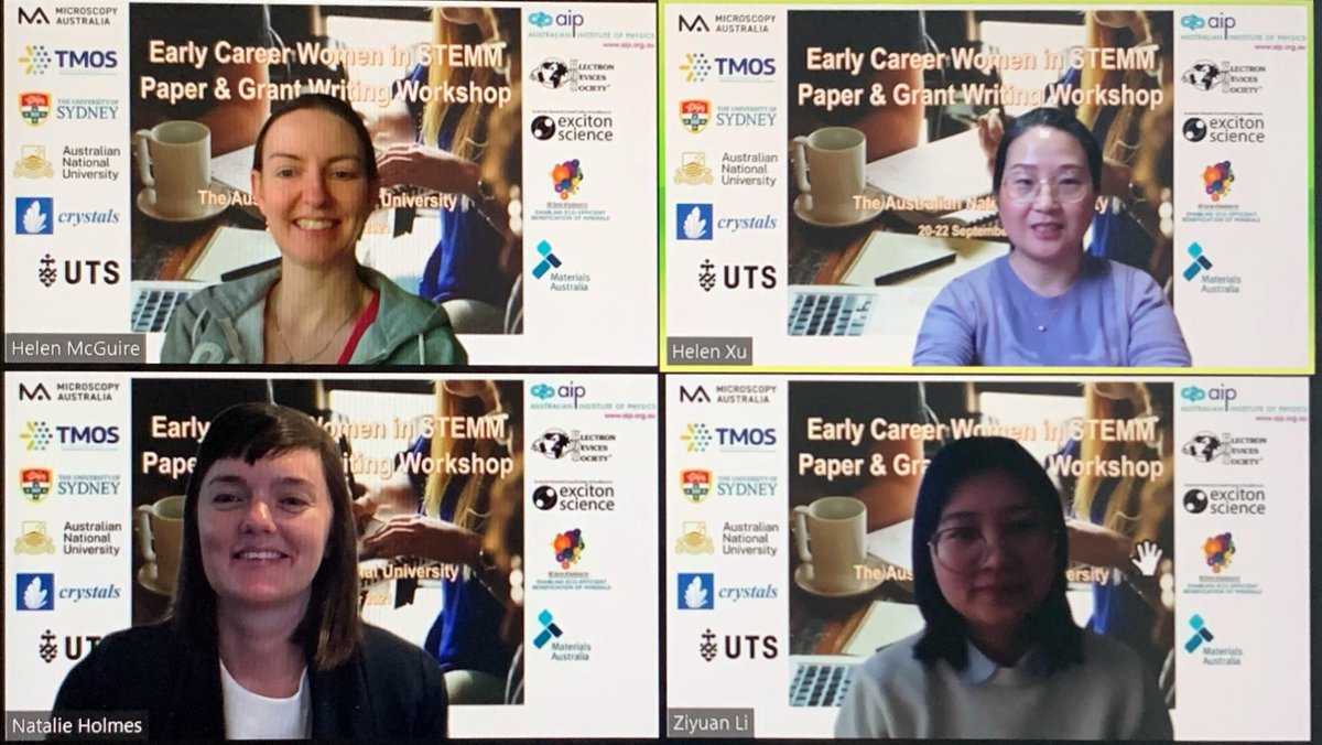 Thanking our full list of 11 wonderful sponsors for the ECWW2021 Women in STEMM workshop this week, held virtually at ANU <a href="/scienceANU/">Science & Medicine at ANU</a> <a href="/TMOS_ARC/">MetaOptics</a> <a href="/UTSResearch/">UTS Research</a> <a href="/Crystals_MDPI/">Crystals MDPI</a> <a href="/Eng_IT_Sydney/">Engineering Sydney Uni</a> <a href="/micro_au/">Microscopy Australia</a> <a href="/ArcMinerals/">ARC Minerals</a> <a href="/ausphysics/">Australian Institute of Physics</a> <a href="/MaterialsAus/">Materials Australia</a> <a href="/excitonscience/">Exciton Science</a> <a href="/IEEEorg/">IEEE</a> from the committee