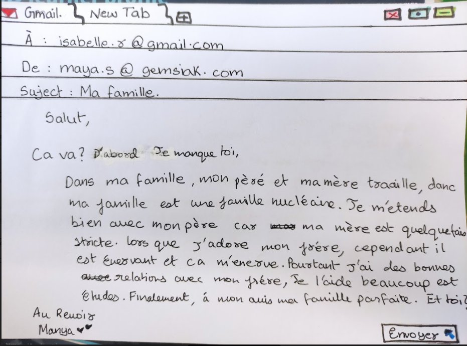 mflteacherwill1's tweet photo. Yesterday we looked at conventions of an email with G9, then today they wrote an example. Looks pretty good don't you think?! #WeRGIS #Conventions #MYP #LanguageAcquisition #MultiModalText https://t.co/KeXcr0Rwur