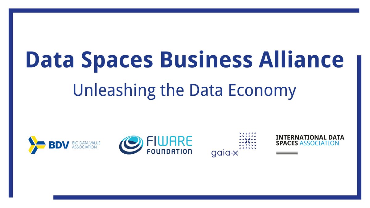 📣 Presenting this unique Alliance founded to make #DataSpaces really happen! The Data Space Business Alliance (DSBA) is a joint collaboration between @gaiax_aisbl, @BDVA_PPP, @FIWARE, and the @ids_association. Read more in the press release ➡️ lnkd.in/dus_gpDK.