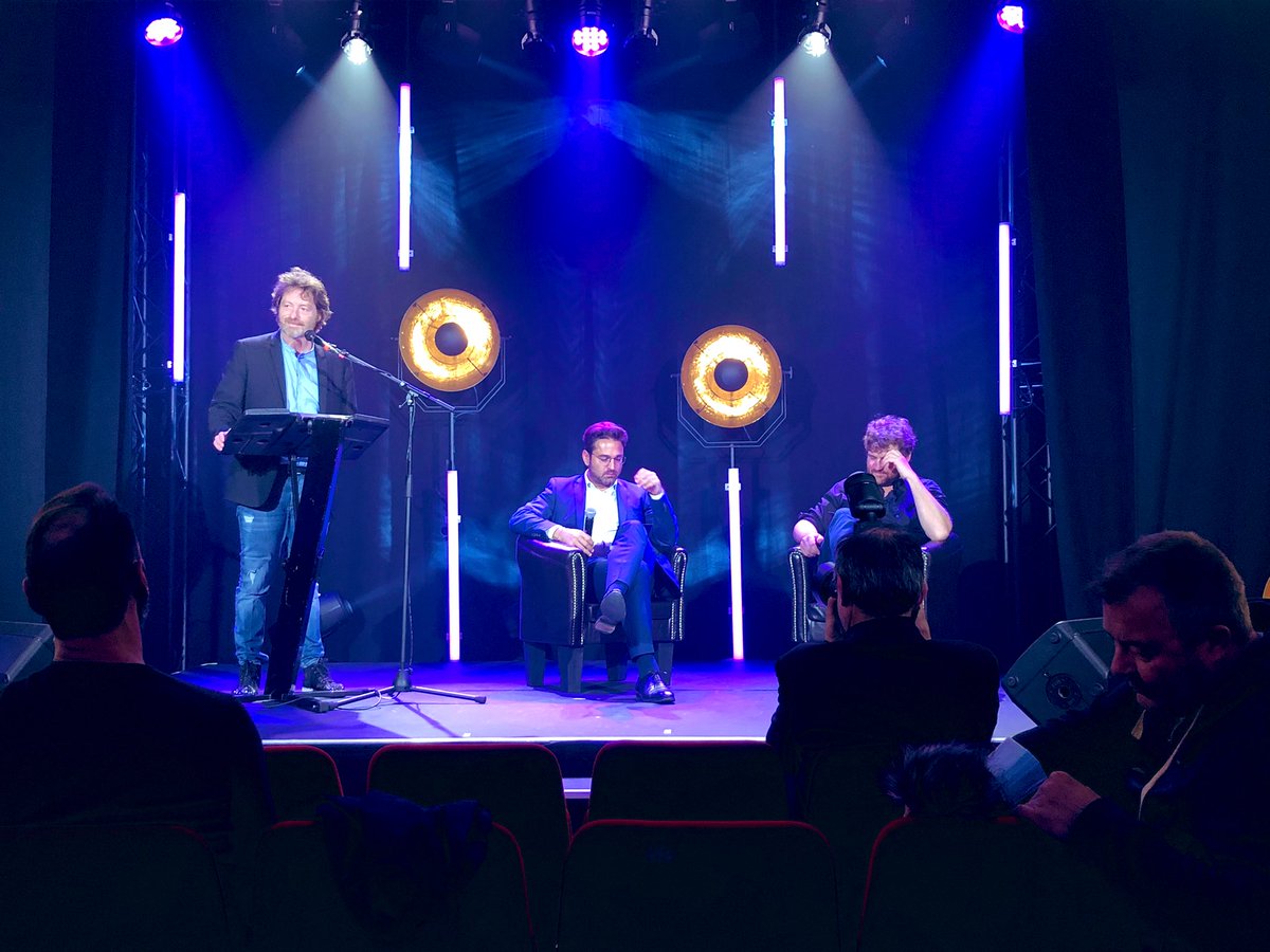 martbonne's tweet photo. Moment important pour la vie culturelle rémoise avec la conférence de presse précédant l’ouverture du #RoyalComedyClub rue Buirette, en présence d’@ArnaudRobinet et Olivier #DeBenoist, parrain de cette belle initiative de David #Hardit
Rdv dès ce soir avec Laurent #Baffie ! 🎭🚀 https://t.co/mDbhsUUShx