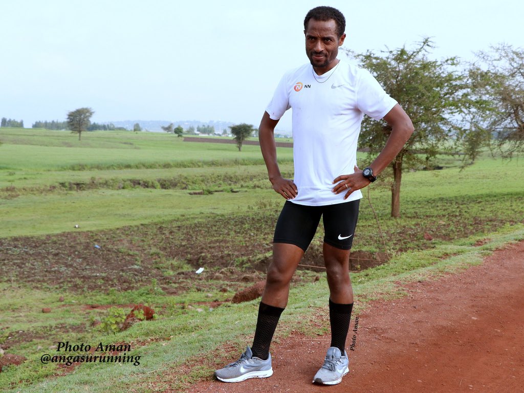 “We are going to break new world record”
                     Haji Adelo
Kenenisa Bekele head coach.
Sunday @berlinmarathon 
#NMberlinmarathon 
#bmwberlinmarathon
#berlinmarathon
#Ethiopia
