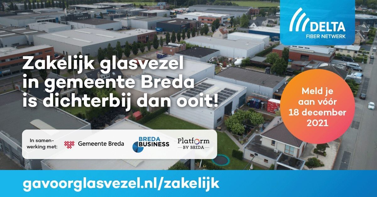 telepuls.nl/glasvezel-bred…
Zakelijk #glasvezel in de gemeente #Breda is dichterbij dan ooit! Sluit voor 18 december 2021 een abonnement af bij Telepuls. Mis deze kans niet!
#zakelijkglasvezel #deltafiber #telepuls #data Telepuls #ikwilglasvezel