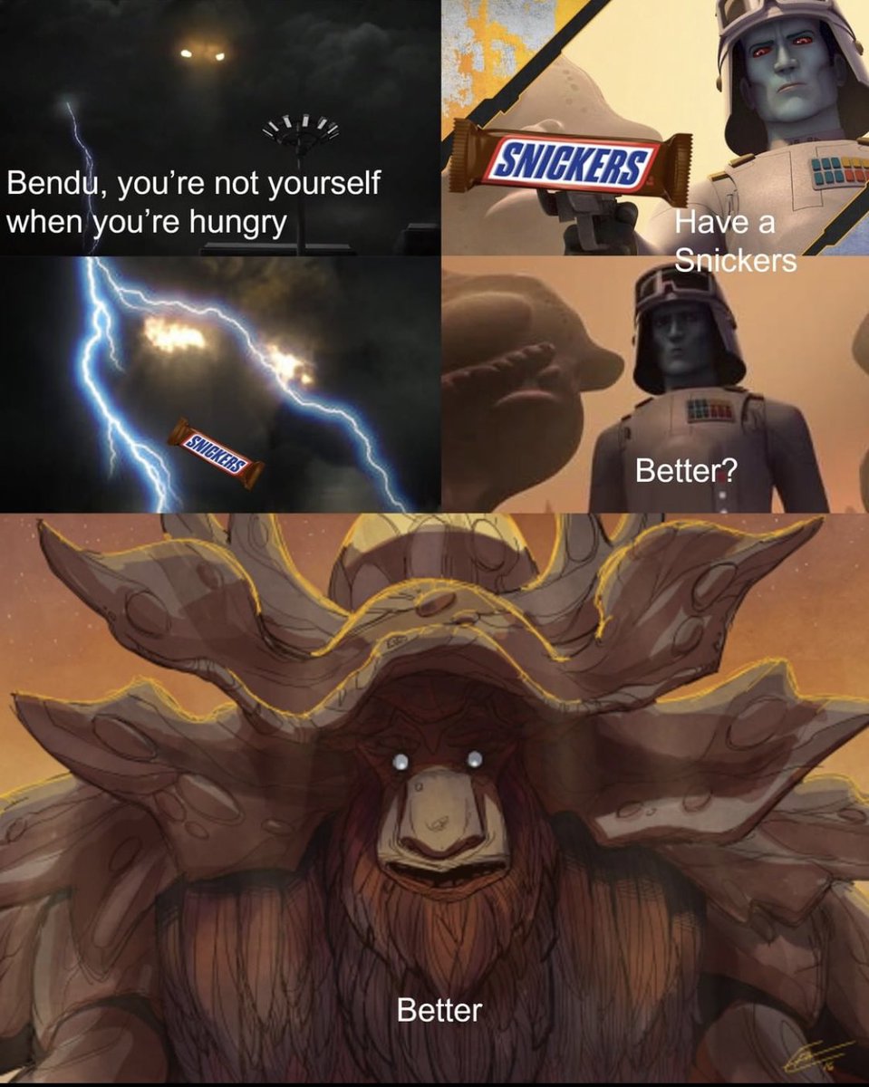 YASWPod's tweet image. Was #bendu just hangry? Or did he want this meddling kids to get off his lawn? New @GeekStudies out now for the #starwarsrebels season 3 finale!!! player.captivate.fm/6ad1bbc2-c841-…