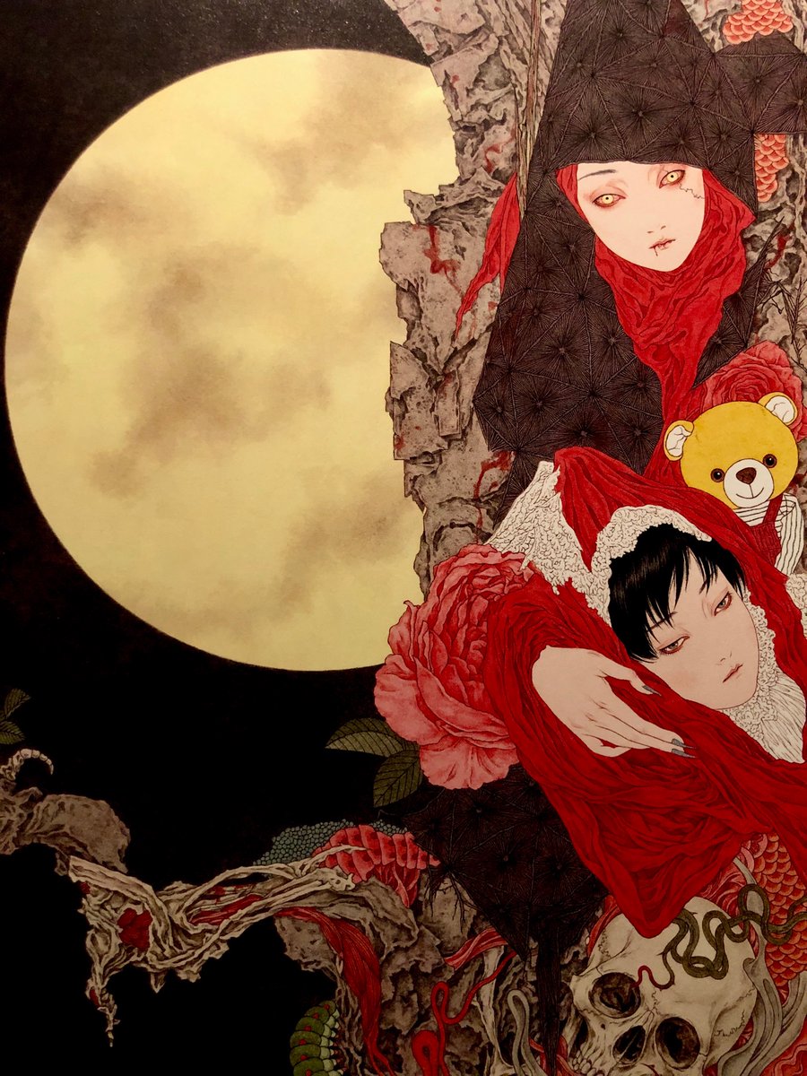 月の雫が葉を濡らし静かに夜が降りて来て 暗鬱な道を一人朦朧と歩む時