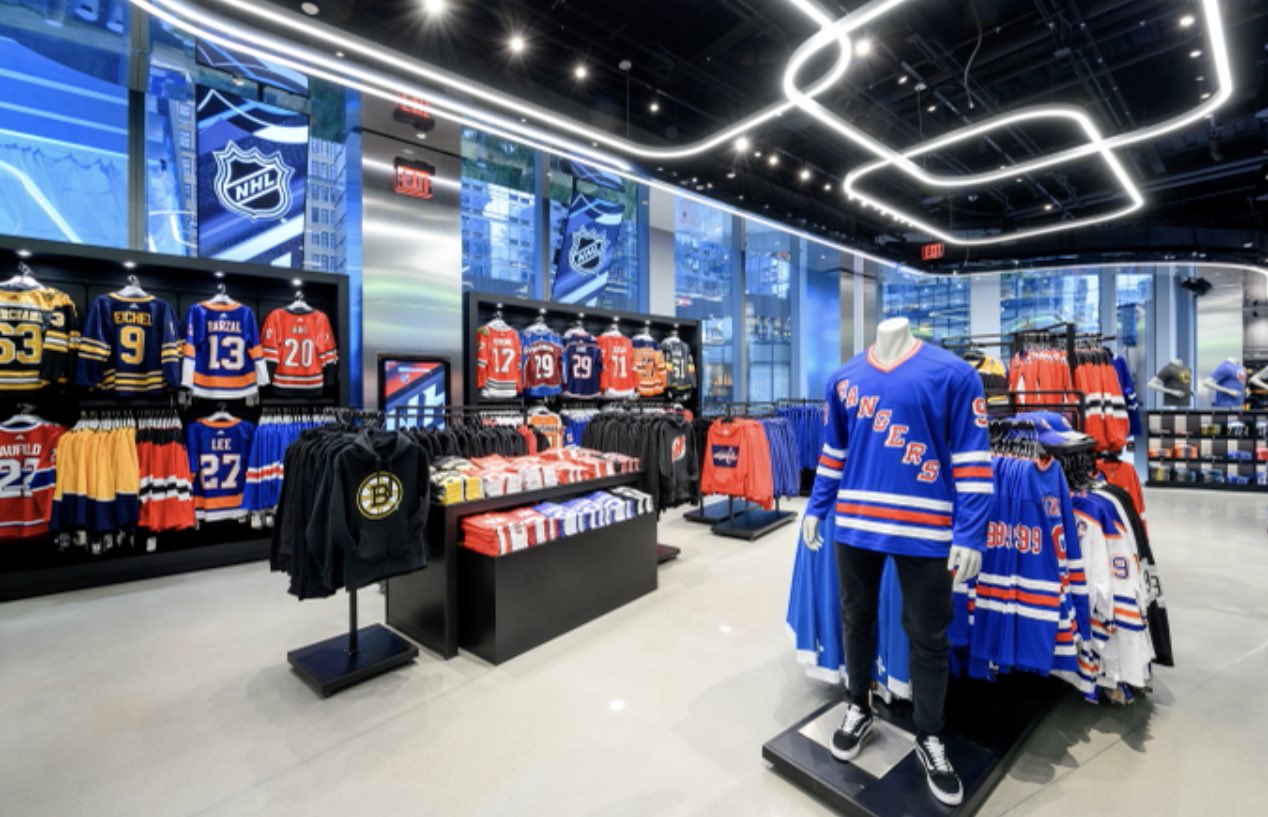 Rovell] A new 9,000 square foot Fanatics NHL store opens today at