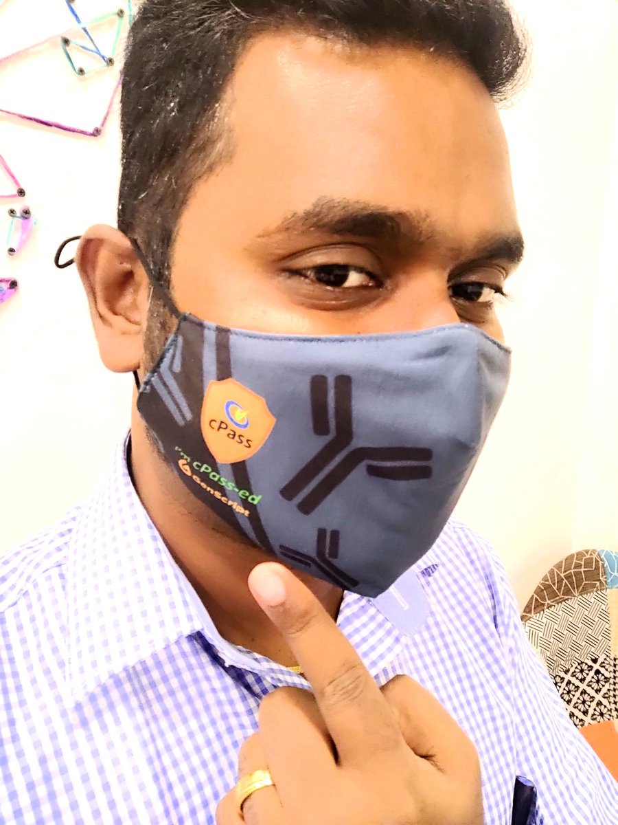 sankar_mm's tweet photo. Got my #neutralizingantibody !! Have #NAbs against #DeltaVariant too. #Covishield #sVNT @GenScript https://t.co/t4p2xRbnVg