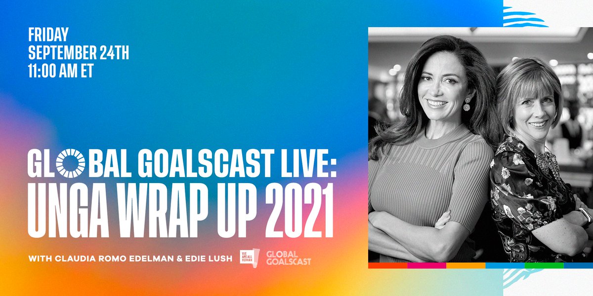 As part of #GlobalGoals week the <a href="/GlobalGoalsCast/">Global GoalsCast</a> podcast team has organised a live event on Friday, September 24th at 11:00AM ET (4:00PM UK) to recap Global Goals Week.

Tickets are available here eventbrite.com/e/global-goals…