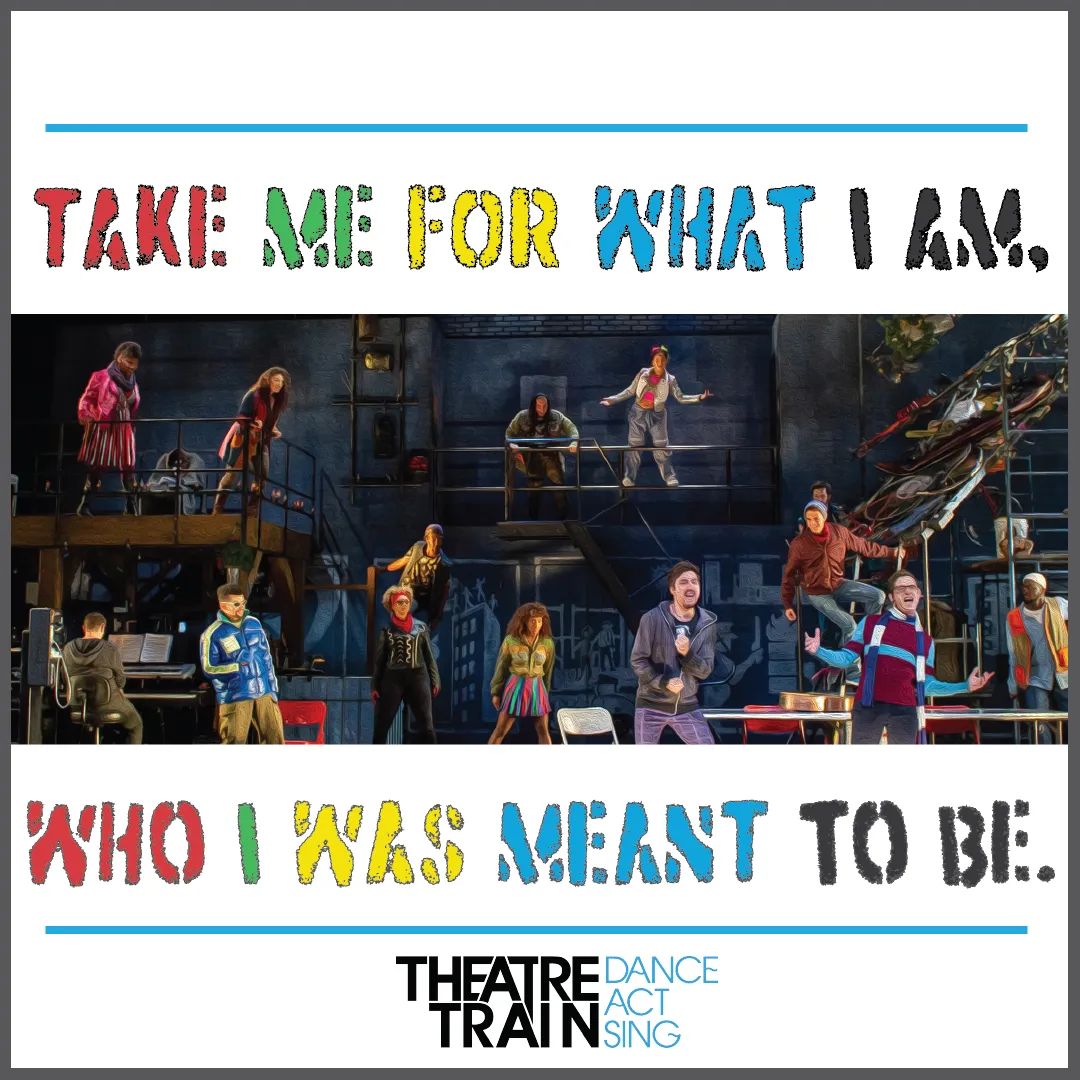 TT_Barking's tweet photo. At #theatretrain we empower all our students to be who they are meant to be, and we celebrate their uniqueness #inspiringquotes #choosetheatretrain #rentthemusical https://t.co/AR2ZF79Faa
