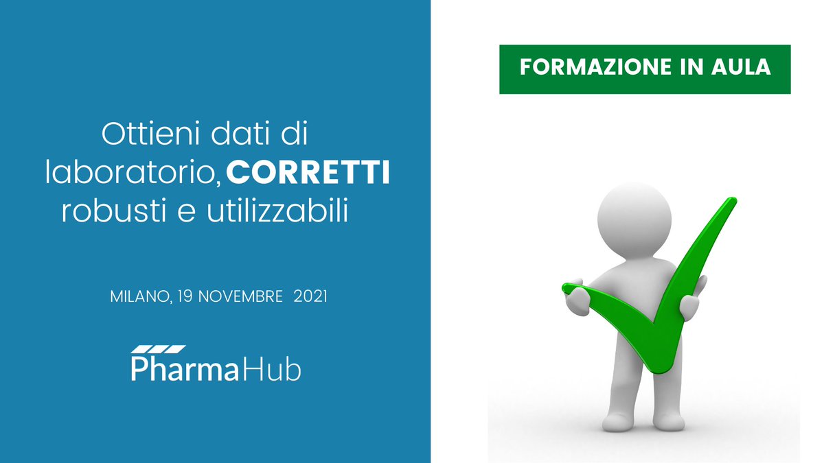 Partecipa al al corso CAMPIONAMENTO E VALUTAZIONE STATISTICA

📆 19 novembre 2021 a Milano
👉 Guarda l'agenda completa lnkd.in/diB4aEDk