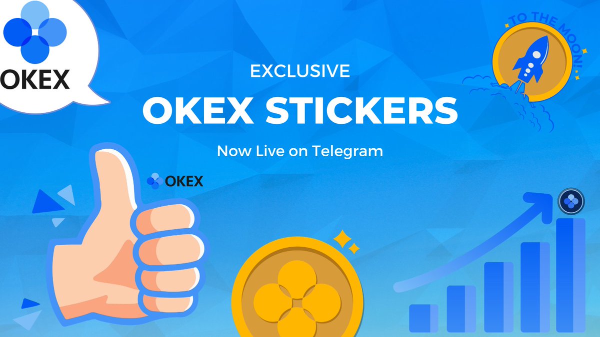 RT @OKExIndia: 📣 Just In 📣 #OKEx TELEGRAM STICKERS ARE HERE!🙌🏼 Time to  liven up your #crypto chats with this latest @OKEx sticker pack co…