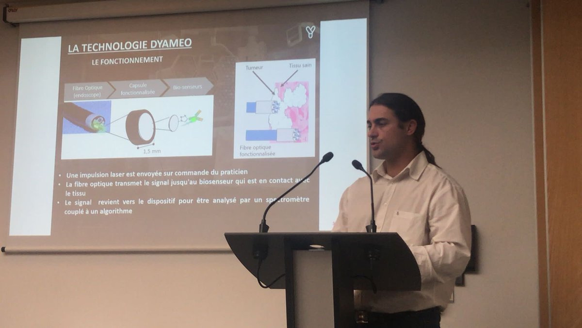 PITCH DES ENTREPRISES ✌🏼
DYAMEO 
#oncosphere #allishealth #healthisall #pitch