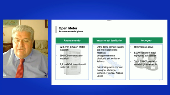 edistribuzione's tweet image. “Dal 2017 abbiamo installato sul territorio italiano più di 22 milioni di contatori elettronici #OpenMeter. Misuratori che porteranno un miglioramento nella qualità del servizio e tanti vantaggi per i clienti&quot;. Alfonso Sturchio, Resp. Open Meter Deployment #EDistribuzione.