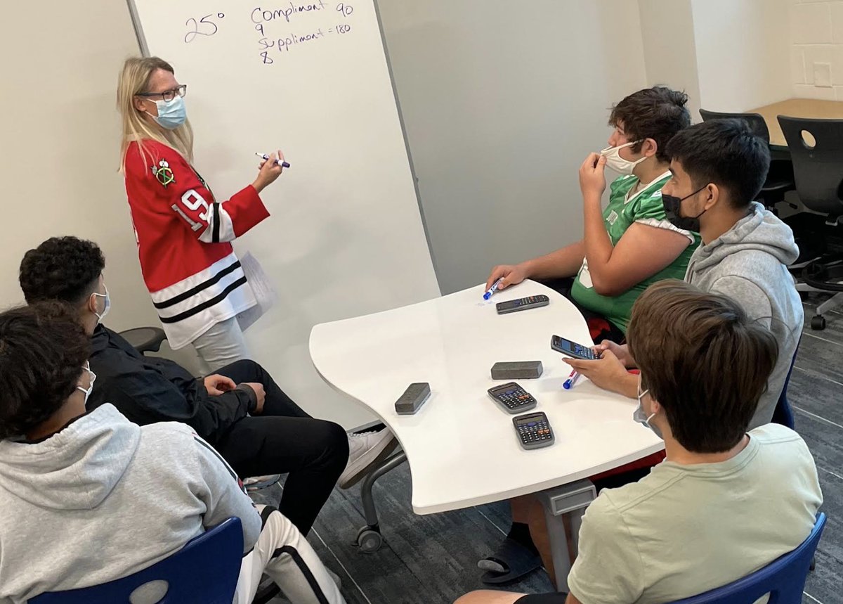 Yorkmath (@yorkmath) on Twitter photo A day in the life of our #YorkMathPLC:
Geometry co-teaching pairs are engaging in small group pull-outs in the Math Lab to reinforce reporting standard (2) targets and learning. Responsive teaching practices in action!
<a href="/ajroub/">(((AdamRoubitchek)))</a> A day in the life of our #YorkMathPLC:
Geometry co-teaching pairs are engaging in small group pull-outs in the Math Lab to reinforce reporting standard (2) targets and learning. Responsive teaching practices in action!
<a href="/ajroub/">(((AdamRoubitchek)))</a>