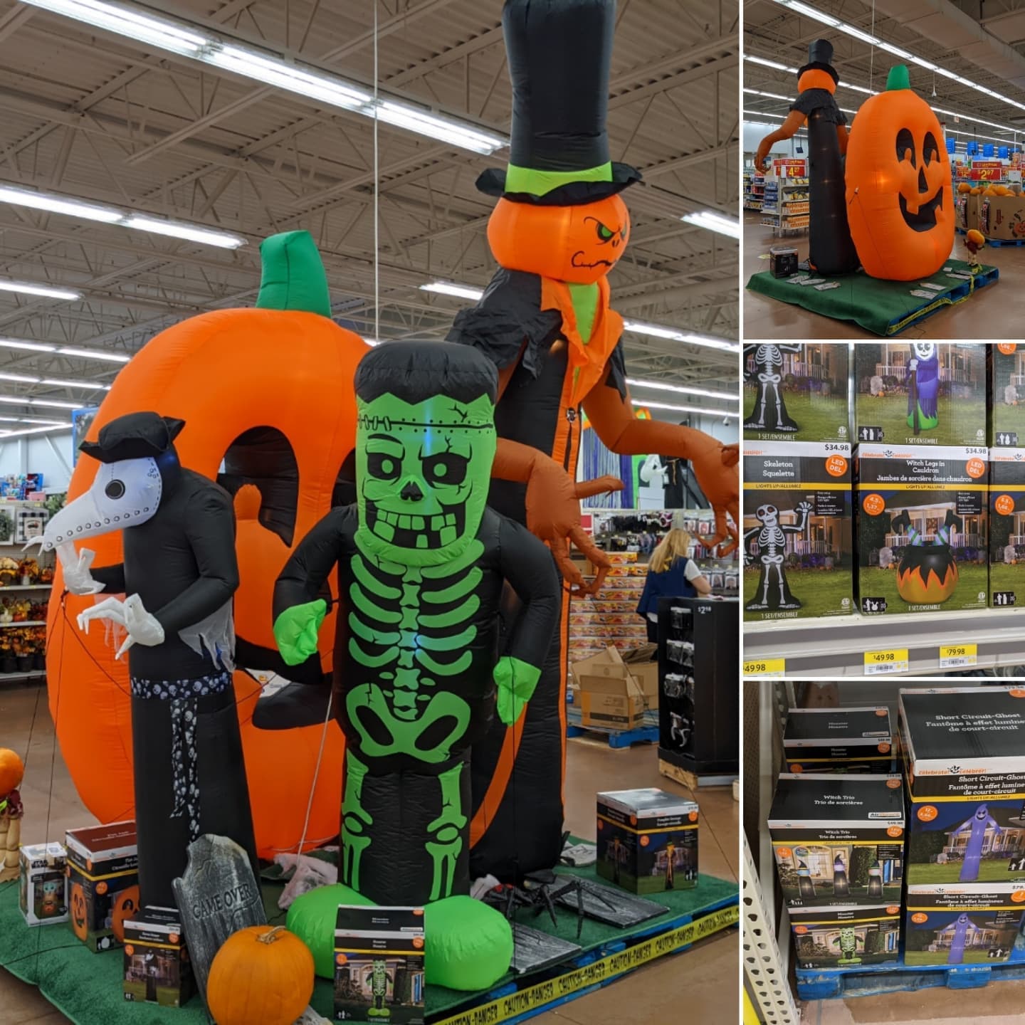 Walmart halloween inflatables deals