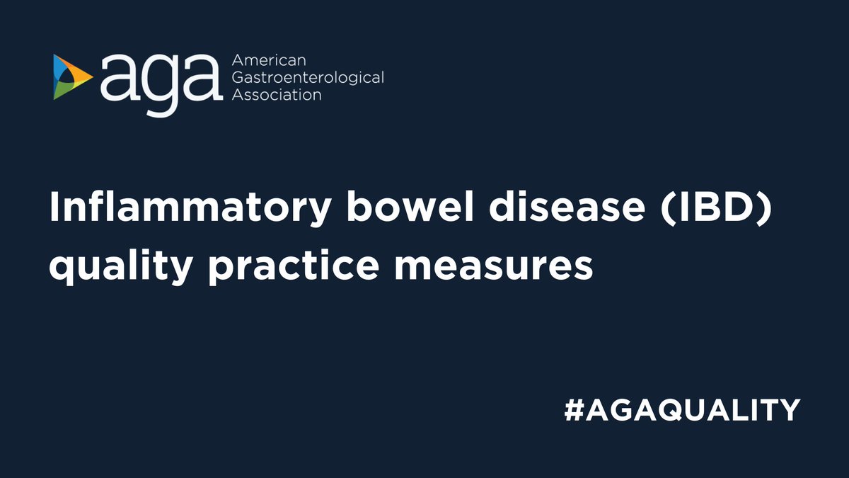 #Crohns disease (CD) & #ulcerativecolitis (UC) are chronic, relapsing inflammatory bowel diseases. Providing optimal, evidence-based care is critical for #IBD patients. Follow our tweetorial on #quality metrics in IBD care from the #AGAQuality team. 1/19