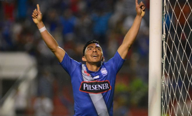 RadioHuancavilk's tweet photo. 🔥⚽️ EL HOMBRE DE LAS FINALES 🔥⚽️

Ángel Mena con Emelec 🔵⚡️ y León 🦁 

-Figura en la final del siglo 2014, anotó en el Monumental y en el Capwell 

-Figura del tricampeonato, anotó un doblete en Portoviejo ante LDUQ

-Ángel Mena doblete en la final inventada ante #BSC 2016 https://t.co/FDWPHug5wn