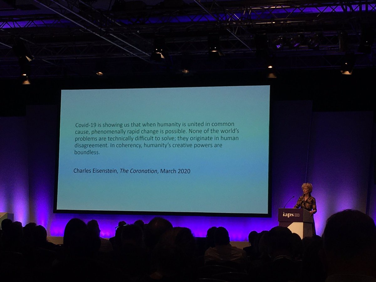 Another fantastic talk at #IAPSConf21, this time from @FarrClarissa.   An opportunity to reflect on how our experiences over the past 18 months can inspire us for the future. Thank you!