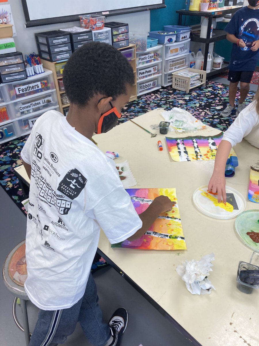 Dr. Steven Geis (@drsgeis) on Twitter photo Third graders are creating fall birch tree paintings using multiple unconventional painting techniques. Third graders are creating fall birch tree paintings using multiple unconventional painting techniques.