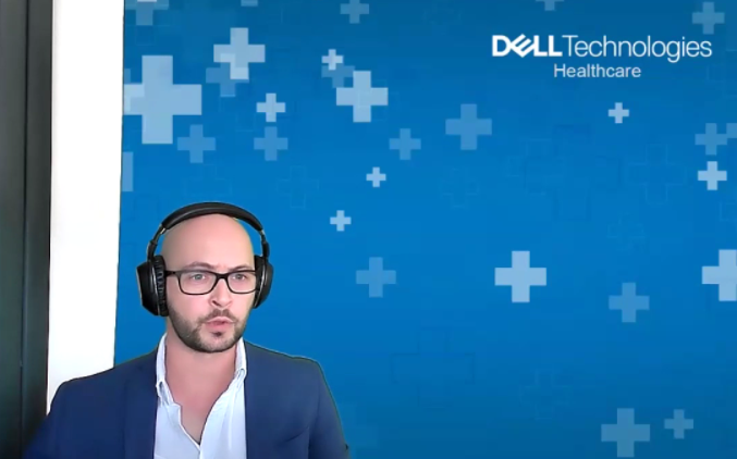 EHSFacultyAtUL's tweet photo. We welcome the first speakers of the industry engagement session. Ryan Heynes and @JodonoghueDell from @DellTechIreland discuss their collaboration with the #LDCRC #LimerickCancerResearch #digitaltwin https://t.co/rgLTGTniqe