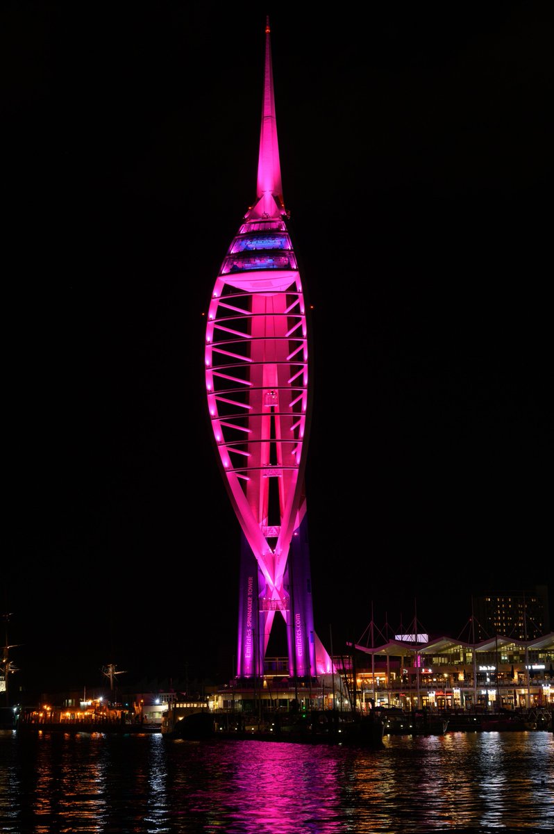 On Saturday, the Spinnaker Tower in Portsmouth will be lit pink for #OrganDonationWeek2021