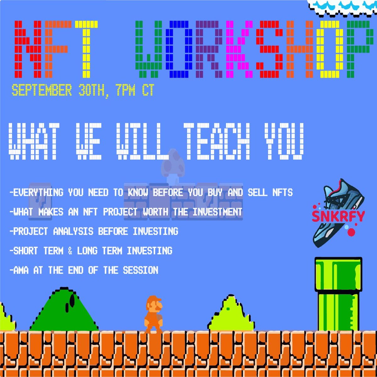 Who wants a free membership before our NFT workshop?