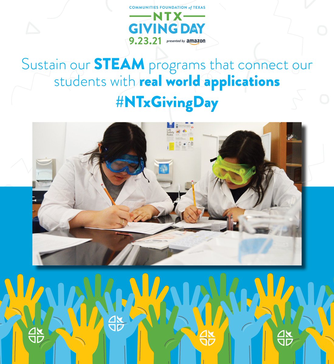 Today is the day! Help us reach our goal and make a gift to Cristo Rey Dallas. Donate through the link below!
bit.ly/3nvspAu