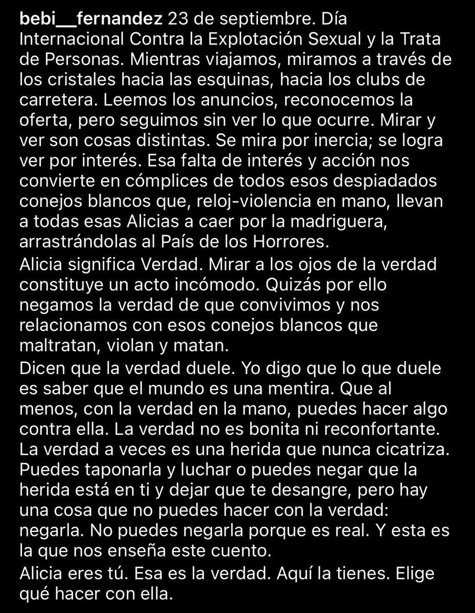 medobvet's tweet photo. 23 de septiembre - día internacional contra la explotación sexual y la trata de personas @bebi_fernandez https://t.co/f1SV5Zf68U