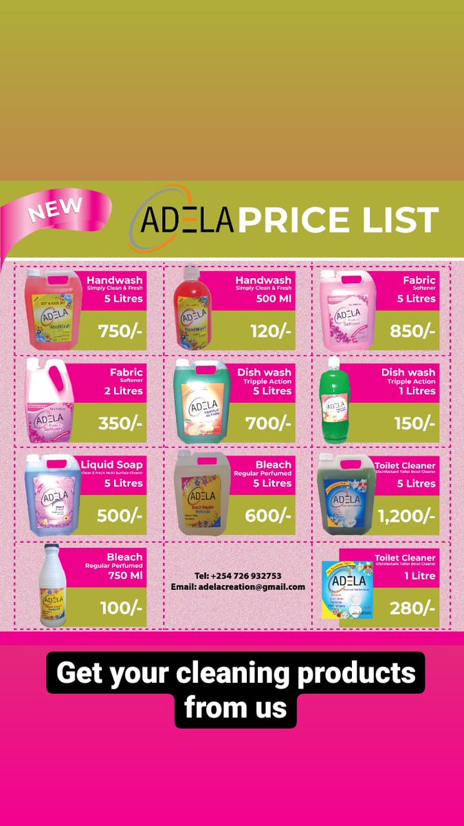Cleaning products that make your home beautiful😊