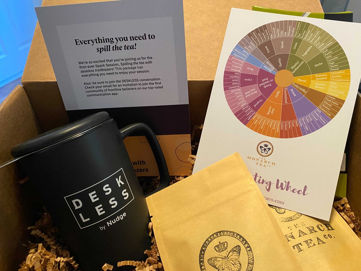 Today we’re kicking off our FIRST Spark Session this afternoon with speakers <a href="/TonyWeisman/">Tony Weisman</a>, <a href="/ndegreve/">Norm de Greve</a>, and <a href="/LindsGoodchild/">Lindsey Goodchild</a> – and a special tea tasting with <a href="/Monarchteaco/">Monarch Tea Co.</a>! 🍫🫖 Registration is full, but don’t let that FOMO get you down...stay tuned for info on our next event!👀