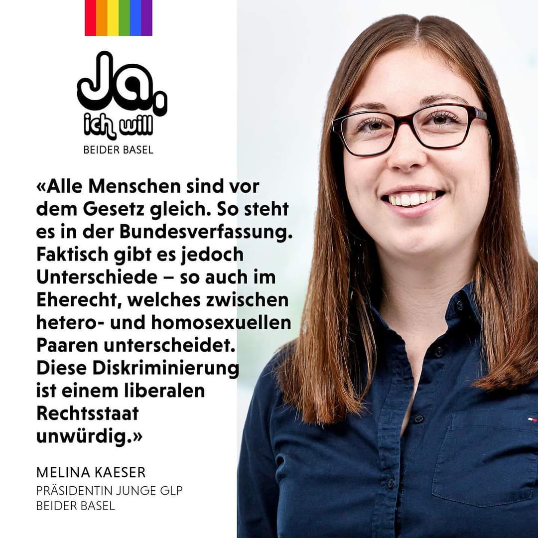 Am Sonntag gehört ein Ja zur #Ehefueralle in die Urne gelegt! <a href="/ehefueralle_JA/">Ehe für alle</a>
