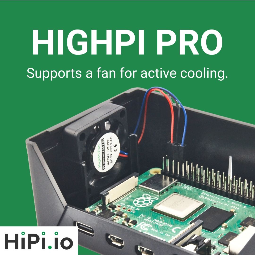 Introducing the HighPi Pro from the HiPi.io team.

To learn about the new features take a look buff.ly/3ABGOim

#raspberrypi #rpi #newproduct #raspberrypicase #diy #highpi #highpipro