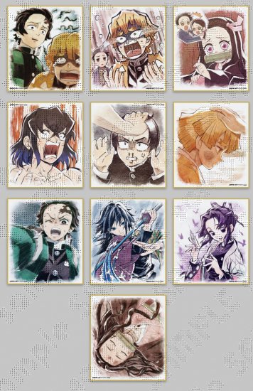 鬼滅の刃　 ランダム　 複製ミニ色紙 　コンプリート 164枚セット 鬼滅の刃 ランダム 複製ミニ色紙 コンプリート 164枚セット 鬼滅