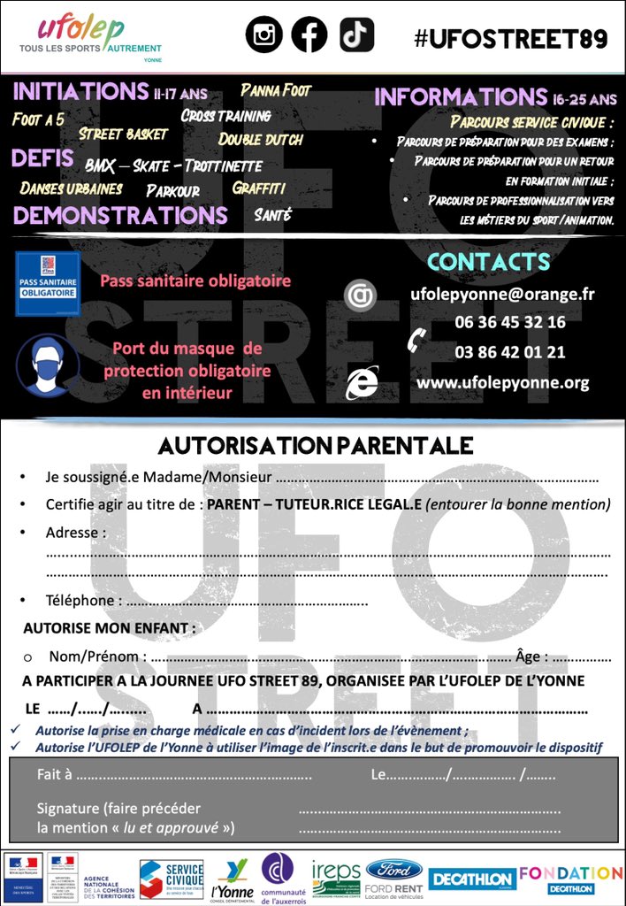 Voici la carte des prochaines manifestations #UFOSTREET au sein des équipements d’accueil et d’animation d’ #Auxerre⬇️

👉🏼 Développement des #pratiquesurbaines dans une perspective d’ #inclusionsociale et de réduction d’inégalité d’accès à la pratique ⚽️🛴🤸🏻‍♀️

<a href="/villedauxerre/">Ville d'Auxerre</a>
