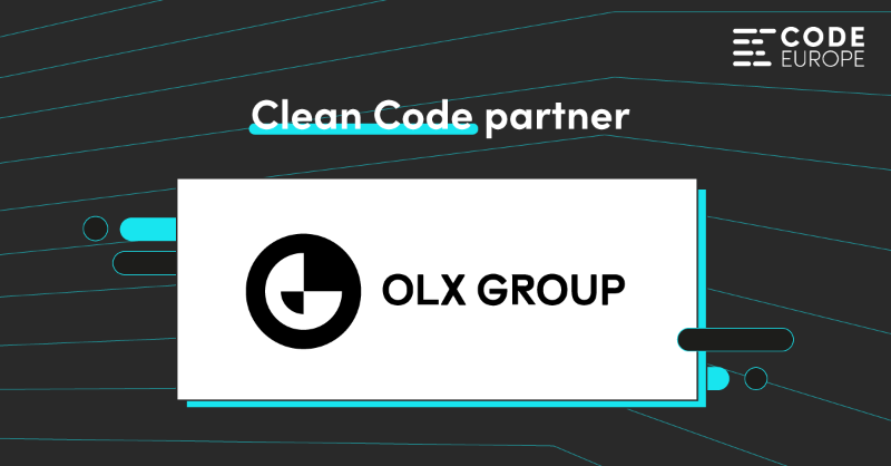 code_europe's tweet photo. Who's happy to have a cool Clean Code Partner? We are! โจ
@olxgrouptech - one of the worldโs fastest-growing networks of trading platforms is present at #CodeEurope2021 in Warsaw.