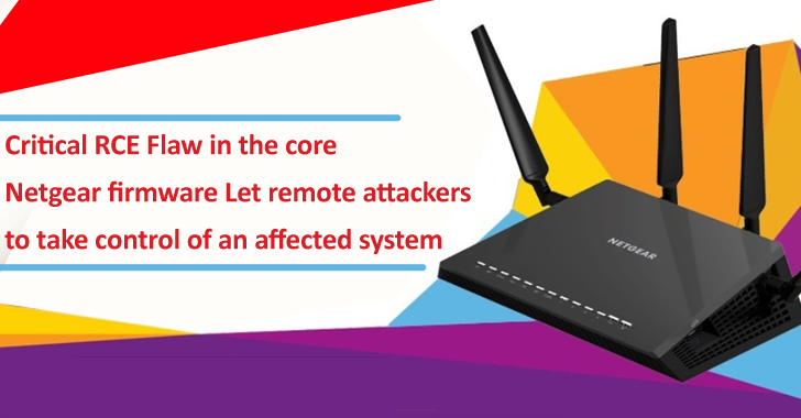 gzunigah's tweet photo. Critical RCE Flaw in the core Netgear Firmware Let Remote Attackers to Take Control of an Affected System https://t.co/ysZIsl6dKR #CVEvulnerability #cybersecurity #Uncategorized #Vulnerability https://t.co/egr2KicqTM