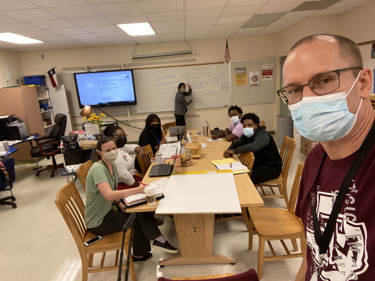 Aldine 9 ELA planning our student lead group projects!