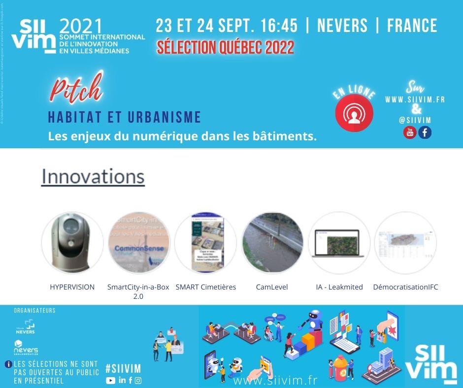 SIIViM (@siivim) on Twitter photo #Pitch #SIIViM | Sélection #Québec 2022
Ă @villedenevers | <a href="/LINKUB_NEVERS/">L'INKUB</a>
#Habitat : <a href="/apexdrone58/">APEX DRONE</a> <a href="/VerticalM2M/">Vertical M2M</a> #SMARTCimetières #CamLevel #IALeakmited #DémocratisationIFC
Le programme sur : siivim.fr
#VillesMédianes #VillesIntelligentes #innovations #Pitch #SIIViM | Sélection #Québec 2022
Ă @villedenevers | <a href="/LINKUB_NEVERS/">L'INKUB</a>
#Habitat : <a href="/apexdrone58/">APEX DRONE</a> <a href="/VerticalM2M/">Vertical M2M</a> #SMARTCimetières #CamLevel #IALeakmited #DémocratisationIFC
Le programme sur : siivim.fr
#VillesMédianes #VillesIntelligentes #innovations