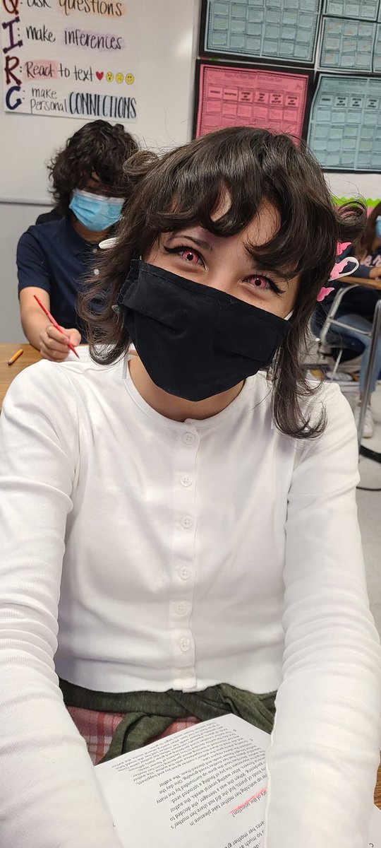 Americas' homecoming week had us wearing pink on Wednesday,  and this student REPRESENTED! How cool is she?! #Americas #TeamSISD