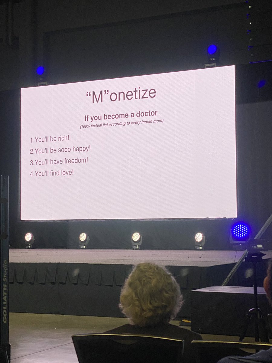 WCInvestor's tweet image. Fun times at #Fincon learning from Jaspreet Singh about how his parents wanted him to be a doctor. Can you relate?