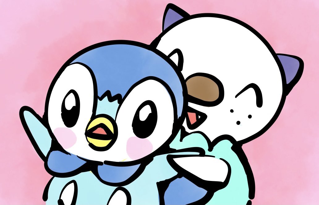 ミーコ 先輩そっちじゃないっスよ みたいな絵になってしまった ポケモンイラスト ポッチャマ ミジュマル Pokemon Illustration 青ポケ T Co 4y2vvfh3dv Twitter
