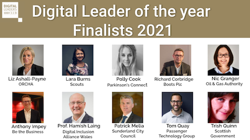 DigiLeaders's tweet photo. Our Digital Leader of the Year finalists are @OrchaHealth @LaraBurns @polly_cook_ 
@R1chardatron @nicola_granger @Impmister  @hamish_laing
@SunderlandUK
@tomquay
@digitalscots 
Thanks to @kwaller01 @sageuk for announcing the shortlist!
https://t.co/SbnZ0v3zYD
#DL100 https://t.co/FLpVF1HE9f