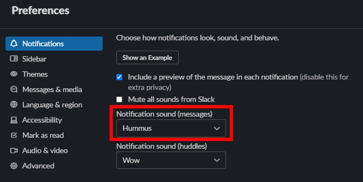 Here's something no one needs, but it just awesome in its own little way - Slack has a notification sound that says the word "hummus" 😂#hummus