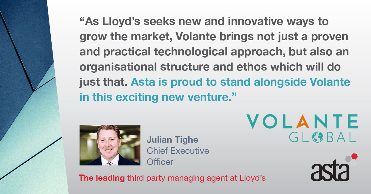 Our latest Syndicate and the fifth new business launch this year - made possible by the hard work and dedication of our fantastic team. Congratulations to Volante Global on their in-principle approval of Lloyd's Syndicate 1699. bit.ly/3kBvJby
